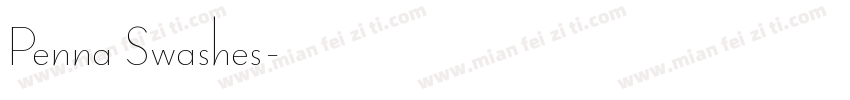 Penna Swashes字体转换